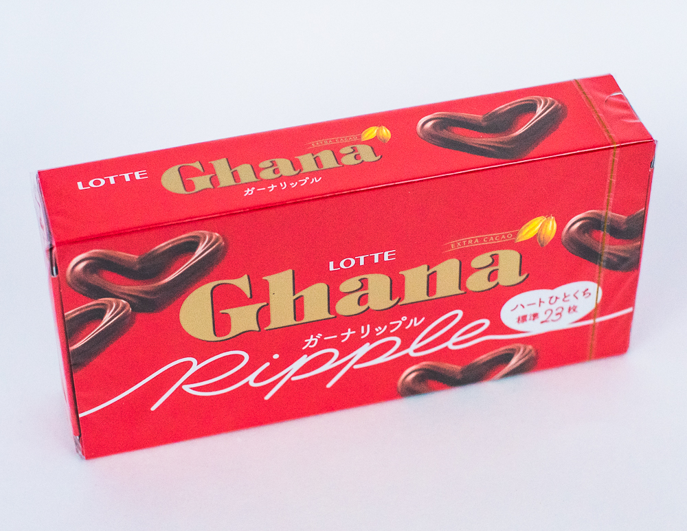 LOTTE Шоколад Ghana
Ripple сердечки 58 гр.