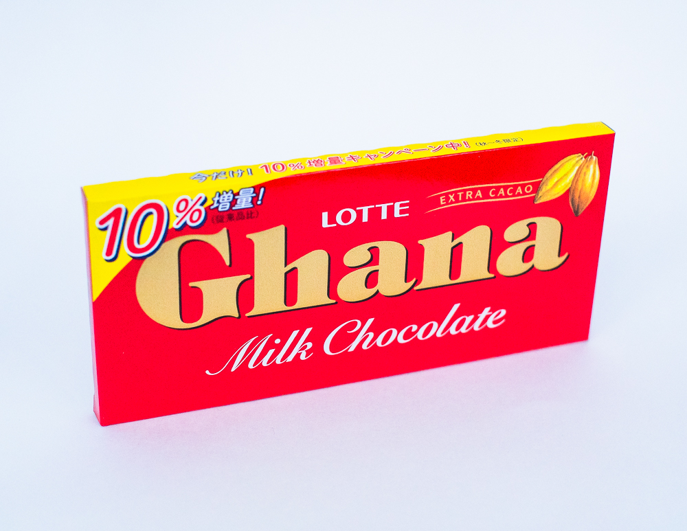 LOTTE Шоколад Ghana молочный 50 гр.