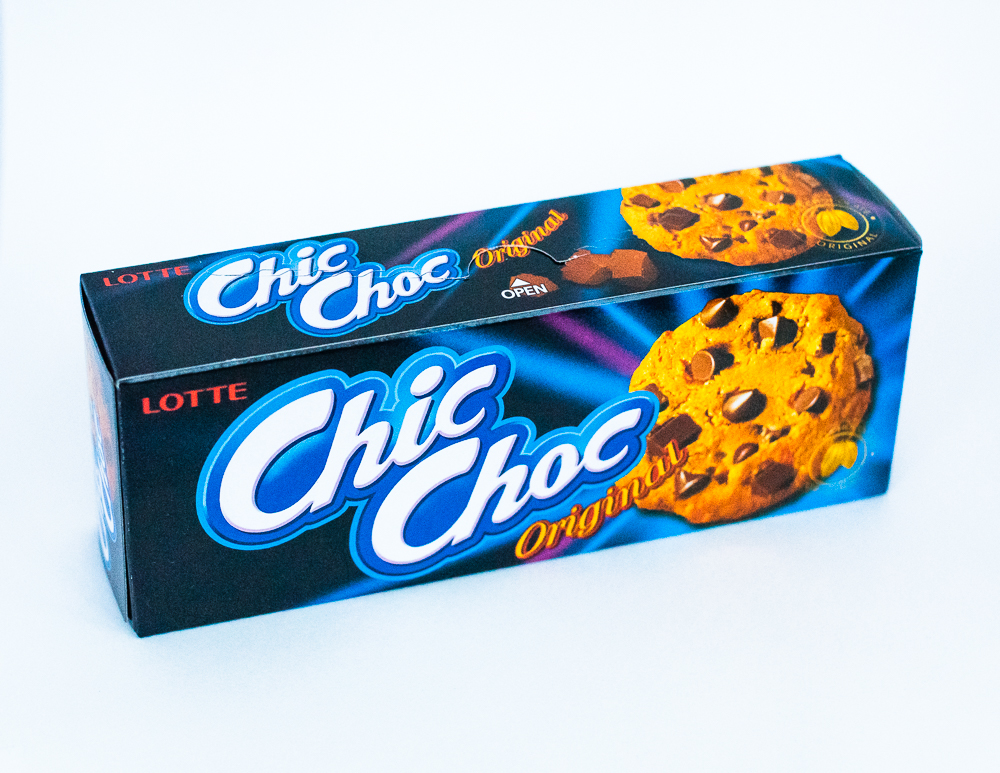 LOTTE Песочное печенье Chic Choc с шоколадом, 90 гр